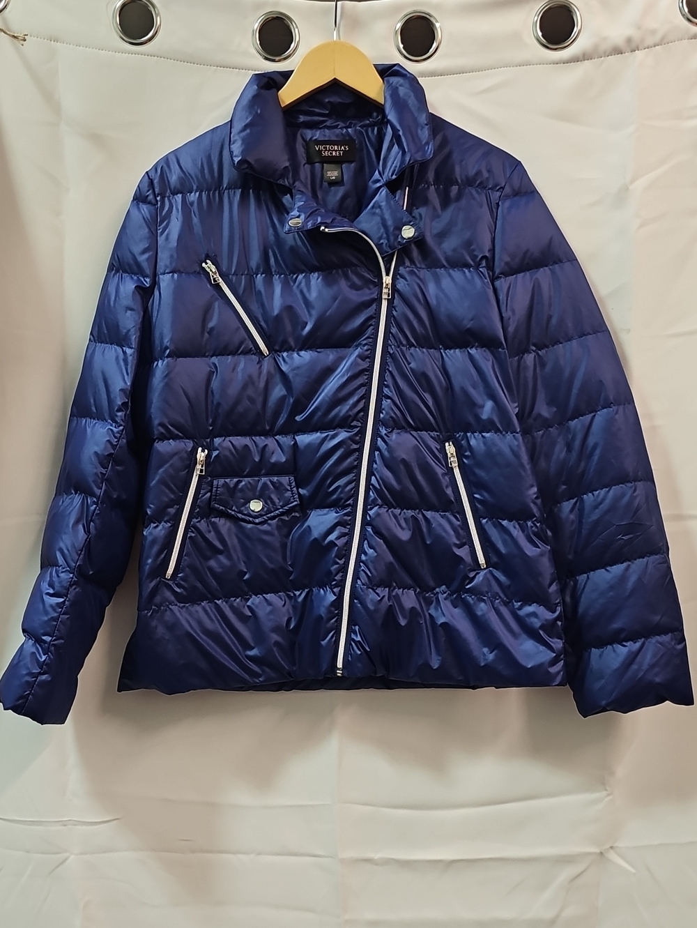 VICTORIA'S SECRET DIWN PUFFER MOTO JACKET BFPM-10-038